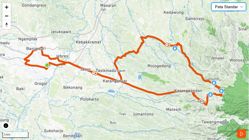 Rute Tour de Surakarta 2026: dari Balai Kota hingga Kebun Teh Kemuning